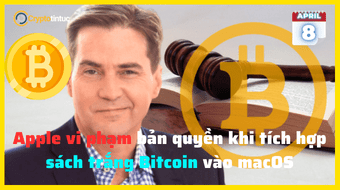 Apple vi phạm bản quyền khi tích hợp sách trắng Bitcoin vào macOS