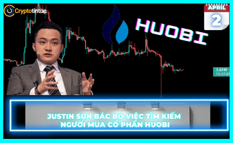 Justin Sun bác bỏ việc tìm kiếm người mua cổ phần Huobi