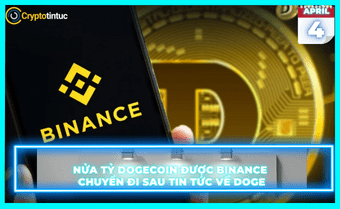 Nửa tỷ Dogecoin được Binance chuyển đi sau tin tức về DOGE