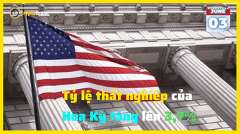 Tỷ lệ thất nghiệp của Hoa Kỳ tăng lên 3,7%