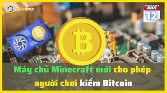 Máy chủ Minecraft mới cho phép người chơi kiếm Bitcoin