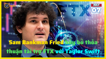 Sam Bankman Fried hủy bỏ thỏa thuận tài trợ FTX với Taylor Swift