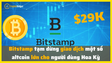 Bitstamp tạm dừng giao dịch một số altcoin lớn cho người dùng Hoa Kỳ
