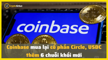 Coinbase mua lại cổ phần Circle